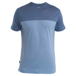 Męska koszulka Icebreaker Men Merino 125 Cool-Lite™ Sphere III SS Tee Colour Block niebieski