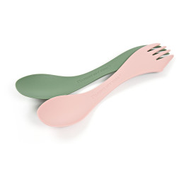 Sztućce Light My Fire Spork Medium 2-pack różowy/zielony Sandygreen/Dustypink