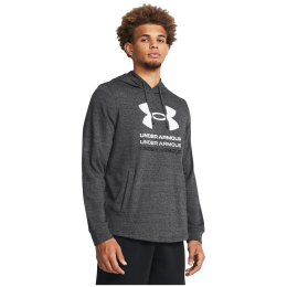 Bluza męska Under Armour UA Rival Terry Graphic Hood szary Gray