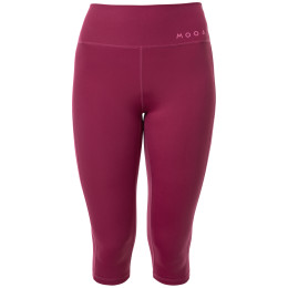 Legginsy damskie 3/4 MOOA Jasmit bordowy Wine