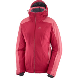 Kurtka damska Salomon Brilliant Jkt W różowy RioRed/GarnetRose
