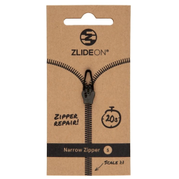 Zapasowy suwak ZlideOn Opravný jezdec pro úzké zipy - S czarny black