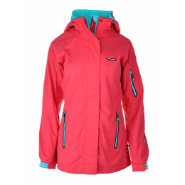 Kurtka damska Elbrus Muccia Wo´s czerwony Hibisc/PoolBlue