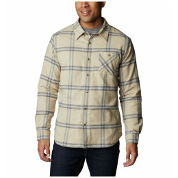 Koszula męska Columbia Cornell Woods Fleece Lined Flannel beżowy Ancient Fossil