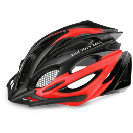 Kask rowerowy R2 Pro-Tec czarny/czerwony matná - černá, červená