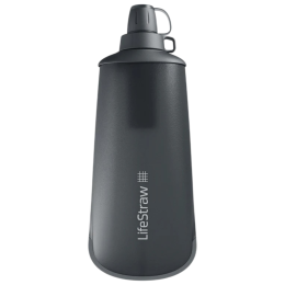 Butelka filtrująca LifeStraw Peak Squeeze Bottle 1L czarny Dark Grey