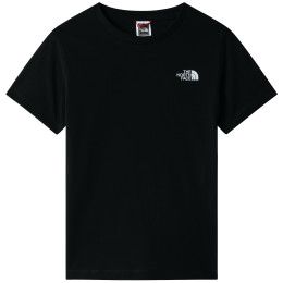 T-shirt dziecięcy The North Face Teens S/S Simple Dome Tee czarny Tnf Black/Tnf White