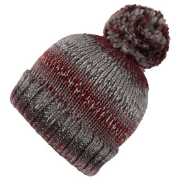 Czapka Regatta Frosty Hat VI szary/czerwony Cabernet