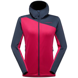 Damska kurtka polarowa La Sportiva Cosmic Thermal Hoody W różowy/niebieski Azalea/Night Sky