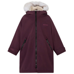 Płaszcz nieprzemakalny dziecięcy Regatta Junior Waterproof Changing Robe Pro Fig fioletowy Fig