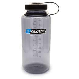 Butelka Nalgene Wide Mouth Sustain 1l szary/czarny Gray,W/BlackCap