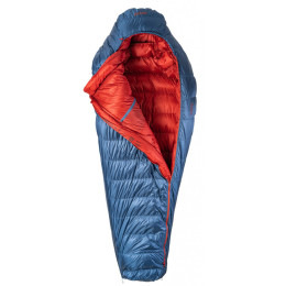 Śpiwór puchowy Patizon DPRO 890 S (156-170 cm) niebieski/czerwony Navy/Red