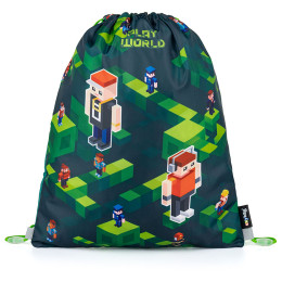 Pokrowiec na buty Oxybag Sáček na cvičky ciemnozielony playworld