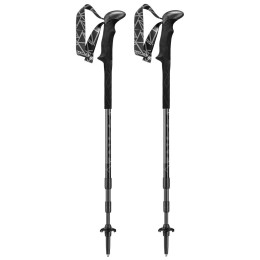 Kije trekkingowe Leki Poles Black Series SLS XTG czarny black-darkanthracite-white