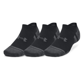 Zestaw skarpetek Under Armour Performance Tech 3pk NS czarny Black / Black / Jet Gray