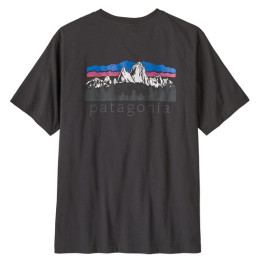 Koszulka męska Patagonia M's Fitz Roy Foothills T-Shirt czarny Ink Black