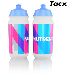 Bidon Nutrend Butelka Tacx 0,5l niebieski/różowy