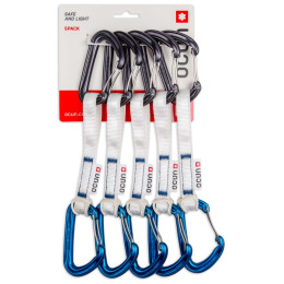 Zestaw ekspresów Ocún Hawk Qd Wire Bio-Dyn-Ring 15 mm 15 cm 5-Pack niebieski/szary Blue