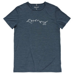 Koszulka męska Devold Active "Skyline" Tee Man ciemnoniebieski NIGHT