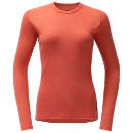 Damska koszulka Devold Adventure Merino 190 Shirt Wmn pomarańczowy Coral