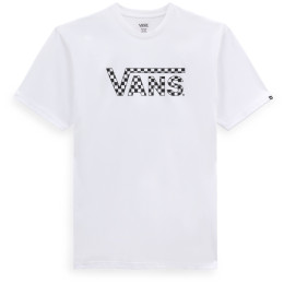 Koszulka męska Vans CHECKERED VANS-B biały White/Black
