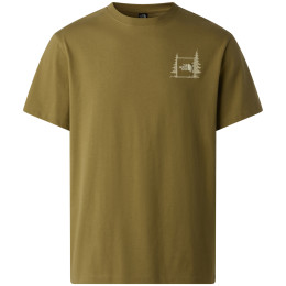 Koszulka męska The North Face Camping Relaxed Short Sleeve Tee-Graph beżowy Cedar