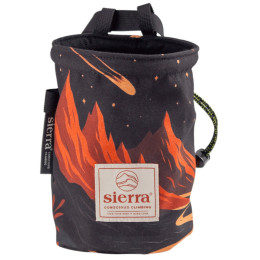 Worek na magnezję SIERRA Climbing Element Series czarny/pomarańczowy