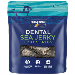 Przysmaki dla psów Fish4Dogs Dental Sea Jerky Fish Strips 100g