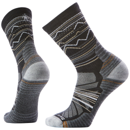 Skarpetki Smartwool Hike Light Cushion Mountain Range Crew czarny/szary CHARCOAL/LIGHT GRAY