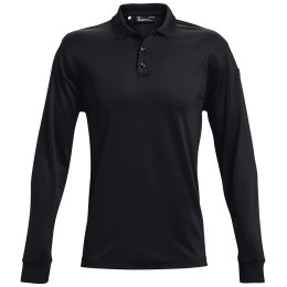 Koszulka męska Under Armour Tac Performance Polo LS 2.0 czarny Black / / Black