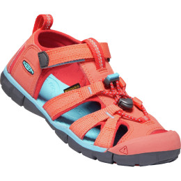 Sandały dziecięce Keen Seacamp II CNX JR pomarańczowy Coral/PoppyRed