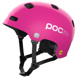 Dziecięcy kask rowerowy POC POCito Crane MIPS różowy FluorescentPink