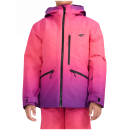 Dziecięca kurtka zimowa 4F Technical Jacket F1199 Multicolour różowy Multicolour 3 Allover