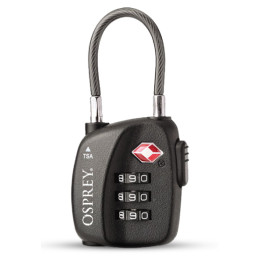 Kłódka Osprey Tsa 3 Dial Cable Lock czarny Black