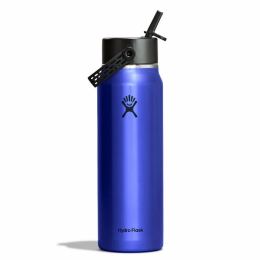 Termos Hydro Flask 32 Oz Lightweight Wide Flex Straw Cap niebieski Sapphire Blue