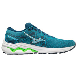 Buty do biegania dla mężczyzn Mizuno Wave Inspire 18 niebieski Moroccan Blue/White/Gibraltar Sea