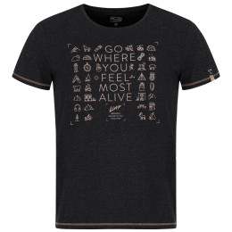 Koszulka męska Loap Alexus czarny black