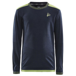 T-shirt dziecięcy Craft Triko Fuseknit Comfort JR ciemnoniebieski BlazeAcid