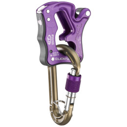 Zabezpieczenie Climbing Technology Click Up Green s HMS karabinou fioletowy purple