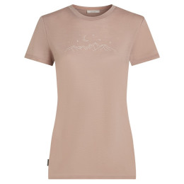 Koszulka damska Icebreaker Women Merino 150 Tech Lite SS Tee Sparkling Stars różowy Pink Quartz