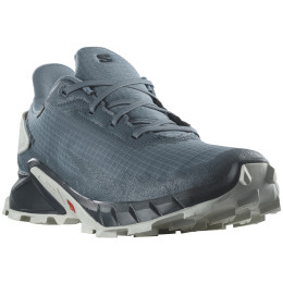 Buty do biegania dla mężczyzn Salomon Alphacross 4 Gore-Tex niebieski/szary China Blue / Carbon / Lunar Rock