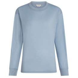 Damska koszulka Icebreaker Women Mer 150 Tech Lite LS Relaxed Tee jasnoniebieski Zinc Blue