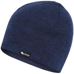 Czapka Zulu Cap Merino ciemnoniebieski navy melange