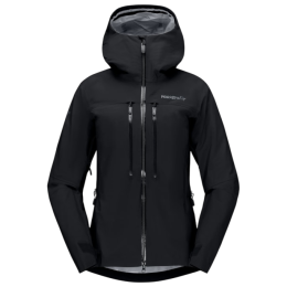 Damska kurtka outdoorowa Norrona Trollveggen Gore-Tex Pro Light Jacket czarny Caviar Black