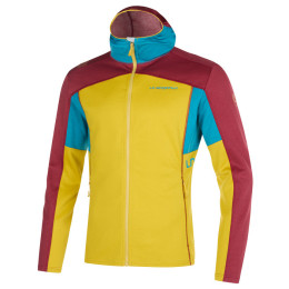 Męska bluza La Sportiva Cosmic Hoody M (2023) żółty/czerwony Moss/Sangria