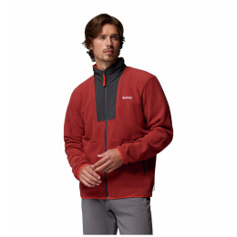 Bluza męska Columbia Sequoia Grove™ Ii Fz Fleece czerwony Red Oxide, Shark