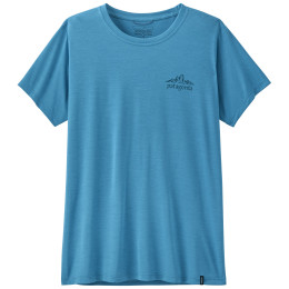 Koszulka damska Patagonia Women's Capilene Cool Daily Shirt - Cloud Crag niebieski Shore Blue - Light Shore Blue X-Dye
