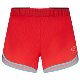 Szorty damskie La Sportiva Timing Short W czerwony Hibiscus/Malibu Blue