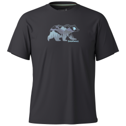 Koszulka Smartwool Bear View Short Sleeve Graphic Tee czarny BLACK