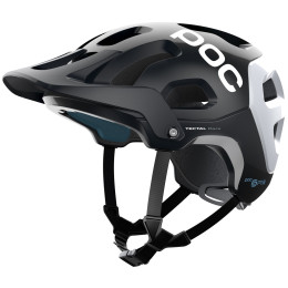 Kask rowerowy POC Tectal Race Spin czarny/biały UraniumBlack/HydrogenWhite